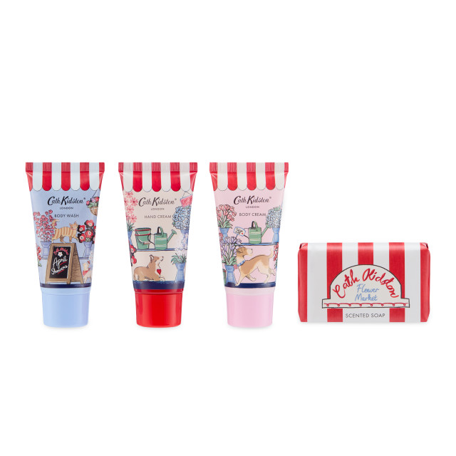 Cath Kidston Body Flower Market Pouch Gift Set