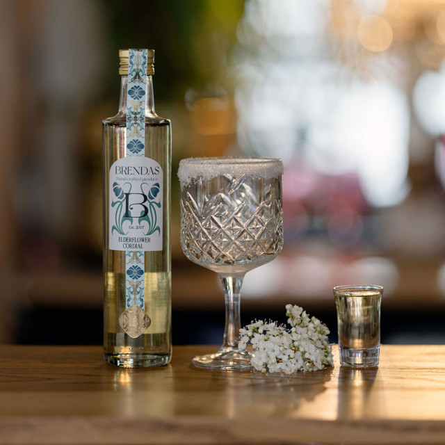 Brenda's Elderflower Cordial, 500ml