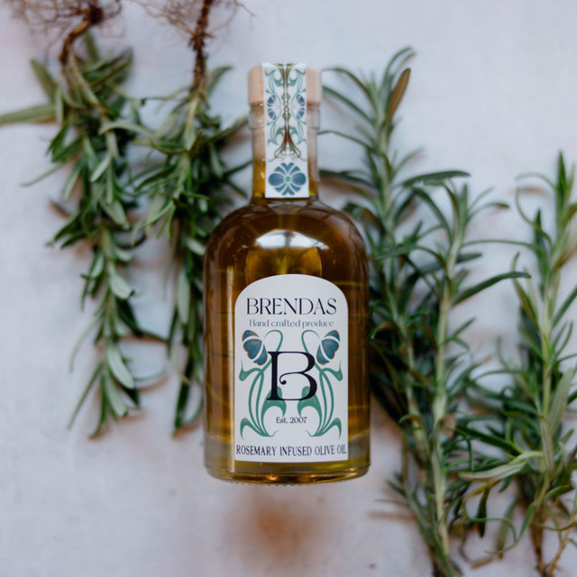 Brenda's Rosemary Infused Olive Oil, 200ml