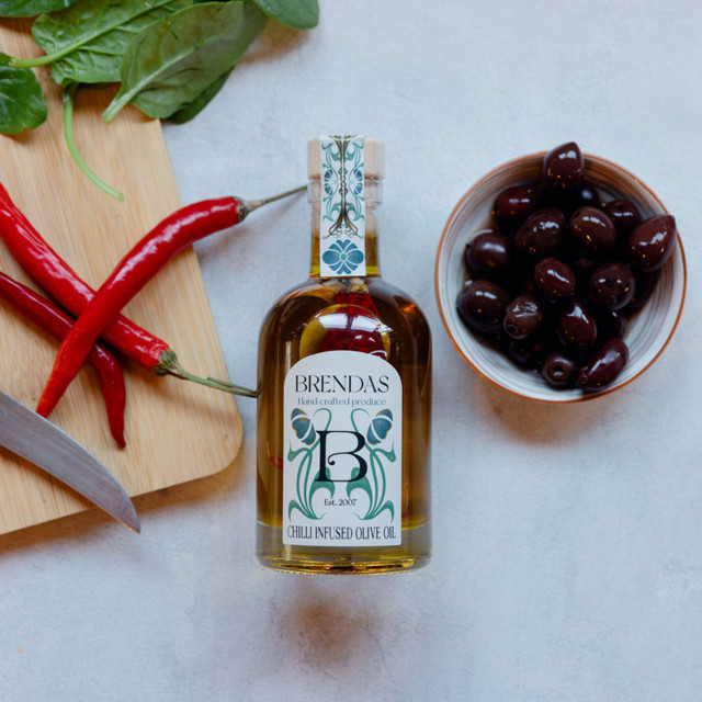 Brenda's Chilli Infused Olive Oil, 200ml