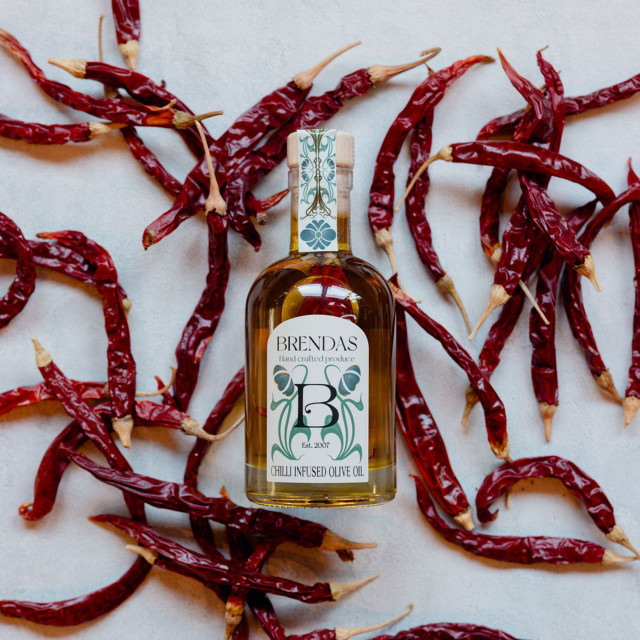 Brenda's Chilli Infused Olive Oil, 200ml