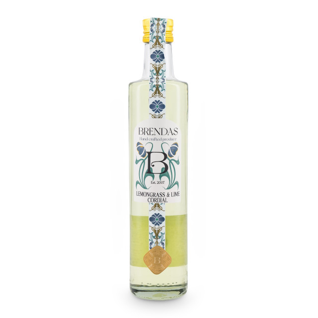 Brenda's Lemongrass & Lime Cordial, 500ml