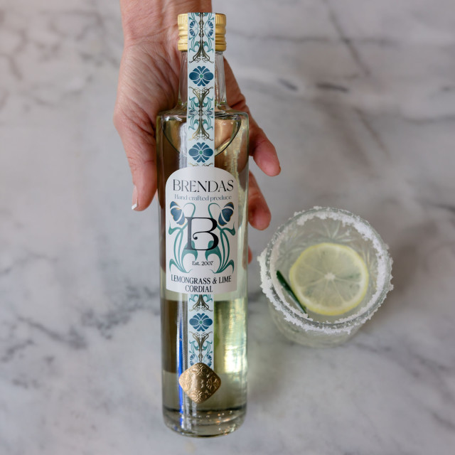 Brenda's Lemongrass & Lime Cordial, 500ml