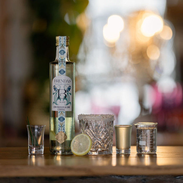Brenda's Lemongrass & Lime Cordial, 500ml