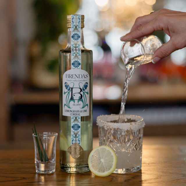 Brenda's Lemongrass & Lime Cordial, 500ml
