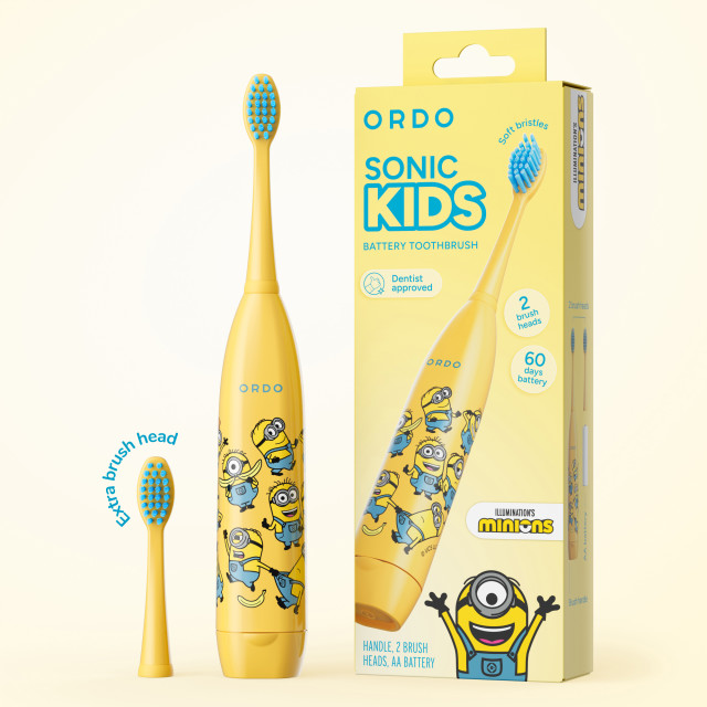 Ordo Sonic Kids Minions Battery Toothbrush