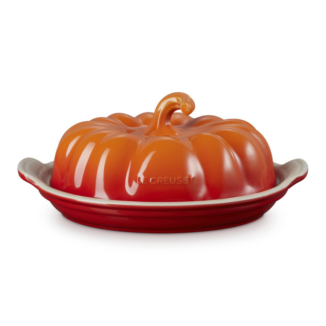 Le Creuset Pumpkin Butter Dish - Flame