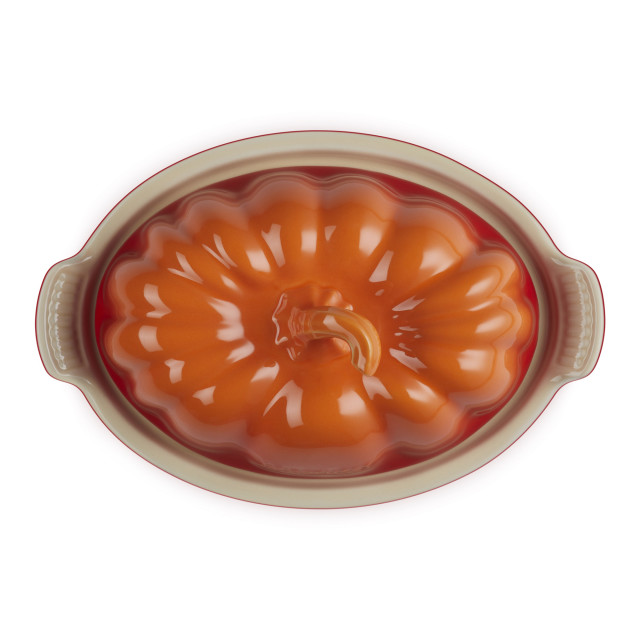 Le Creuset Pumpkin Butter Dish - Flame