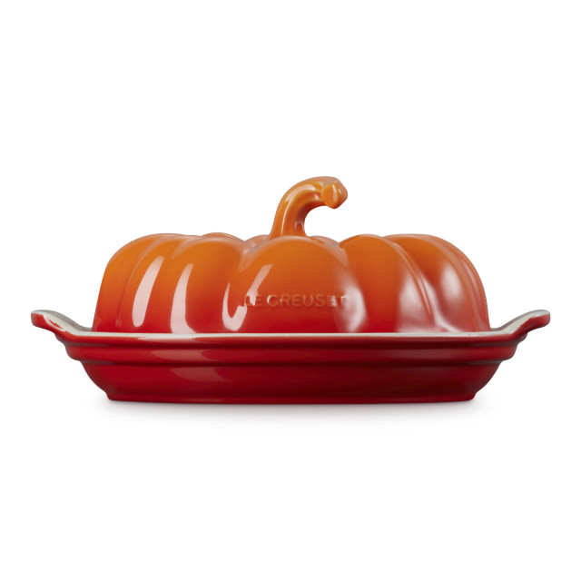 Le Creuset Pumpkin Butter Dish - Flame
