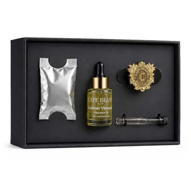 Cape Island Summer Vineyard Grand Car Diffuser Set