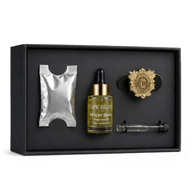 Cape Island African Storm Grand Car Diffuser Set