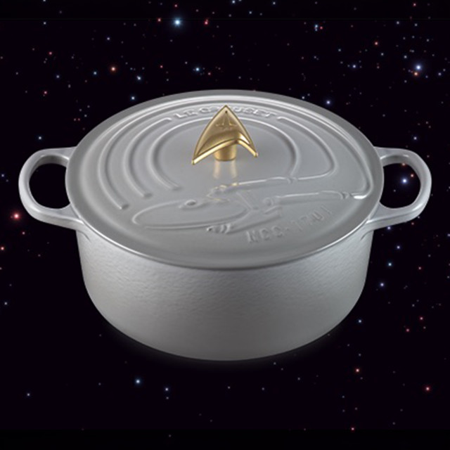 Le Creuset Star Trek Round Dutch Oven, 26cm - Enterprise