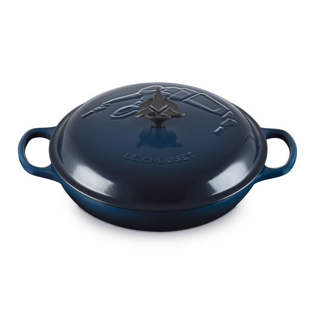 Le Creuset Star Trek Round Braiser, 30cm - Klingon