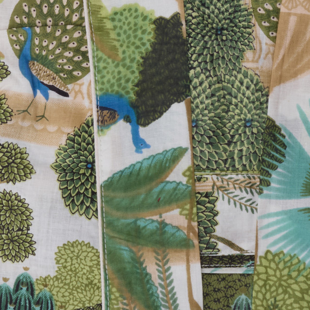 Humble & Mash Green Peacock Jungle Kimono