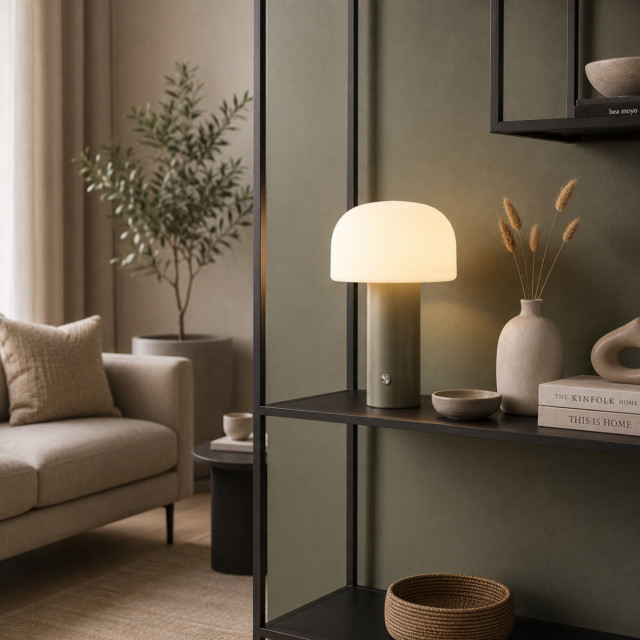 Maisonware Bruno Portable and Rechargeable LED Lamp - Green