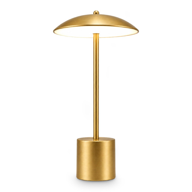 Maisonware Mina Dome Portable and Rechargeable LED Lamp - Gold