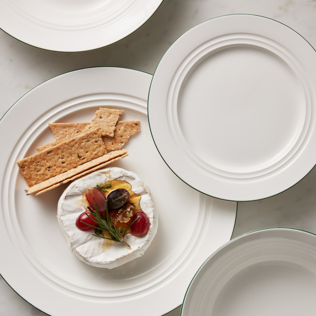 Maxwell & Williams White Basics Edge Rim Side Plates Set of 4