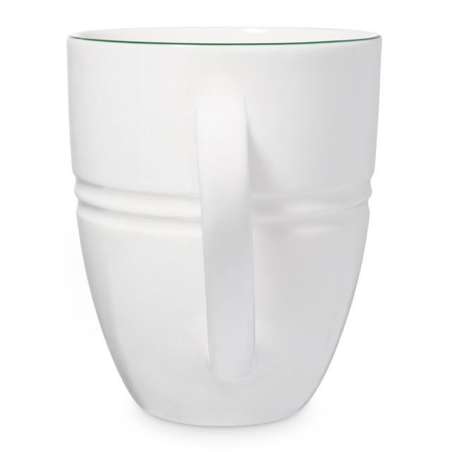 Maxwell & Williams White Basics Edge Coupe Mug, Set of 4