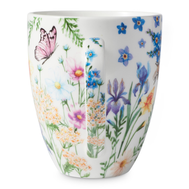 Maxwell & Williams Fluttering Meadow Coupe Mugs, Set of 6