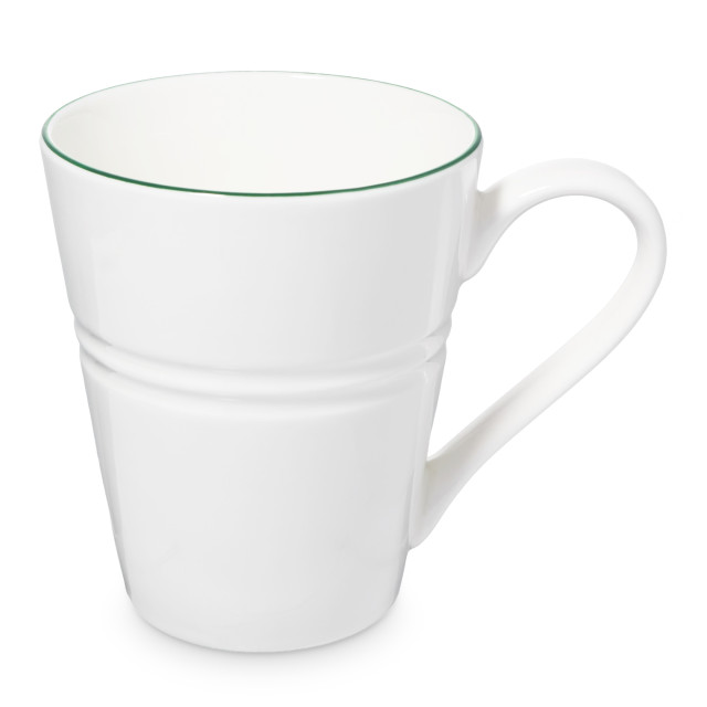 Maxwell & Williams White Basics Edge Conical Mugs, Set of 4