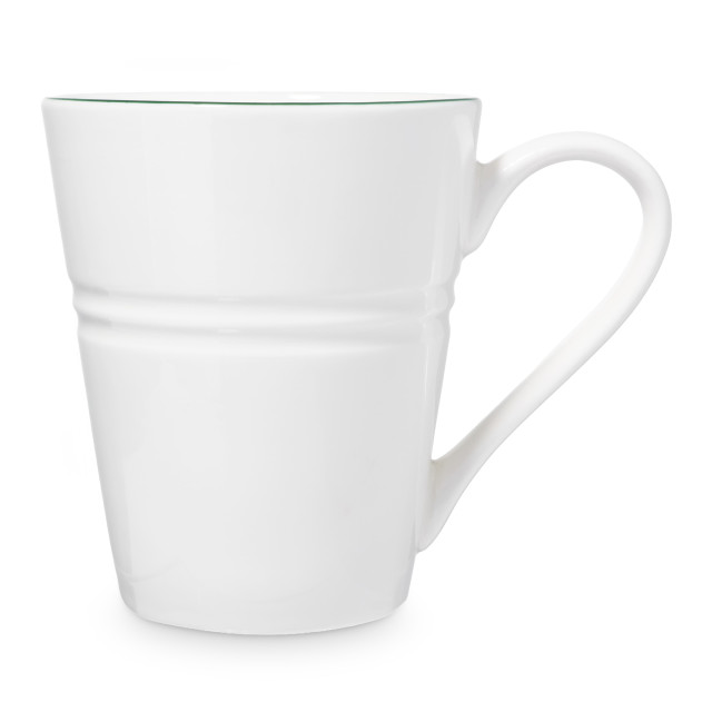 Maxwell & Williams White Basics Edge Conical Mugs, Set of 4