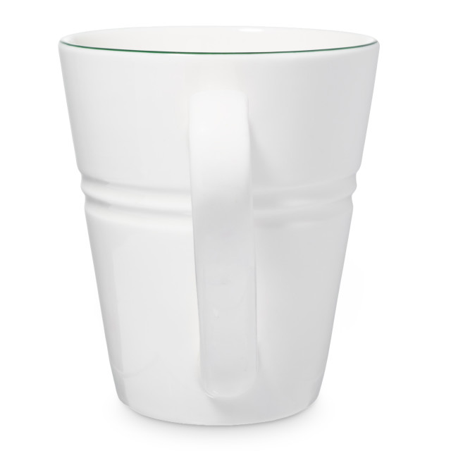 Maxwell & Williams White Basics Edge Conical Mugs, Set of 4