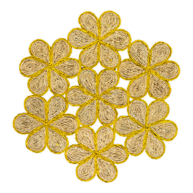 Gone Rural Floral Imbali Placemat - Yellow