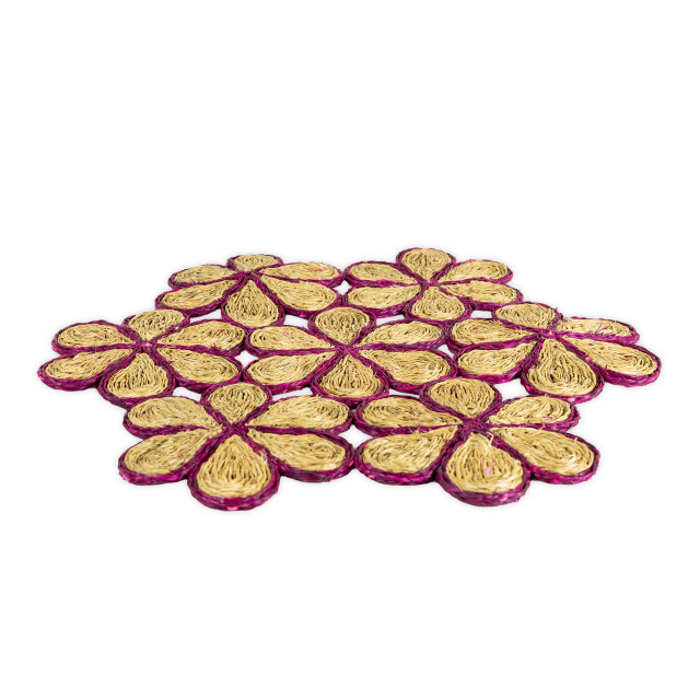 Gone Rural Floral Imbali Placemat - Pink