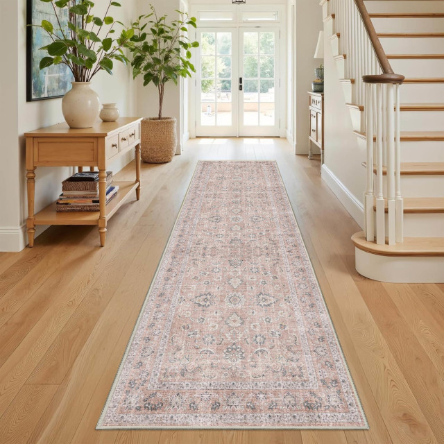 Rugs Original Faded Rose Printed Runner