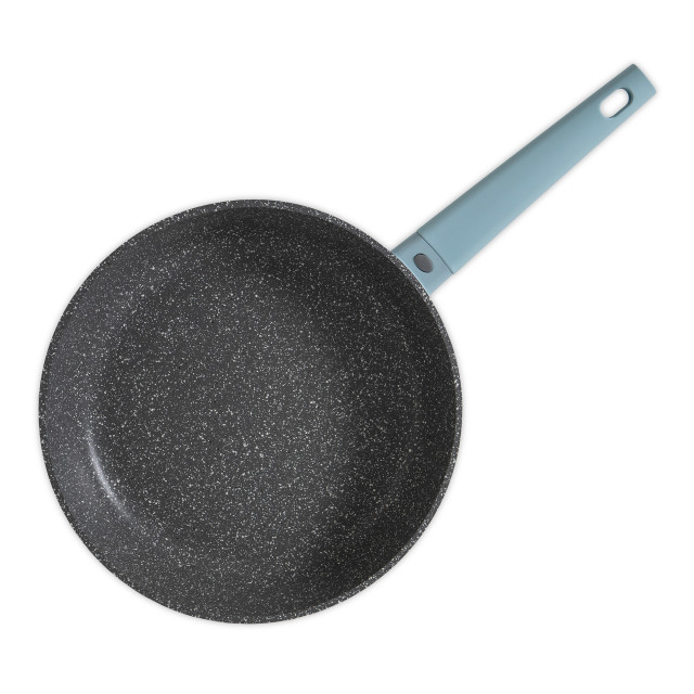 MasterClass Cast Aluminium Frying Pan, 28cm - Sky Blue
