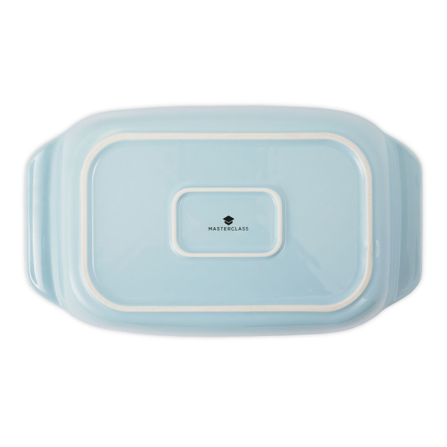 MasterClass Ceramic Roaster, 30cm - Sky Blue