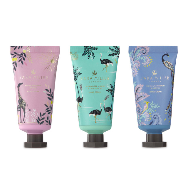 Sara Miller Hand Cream Assorted Trio, 3x30ml