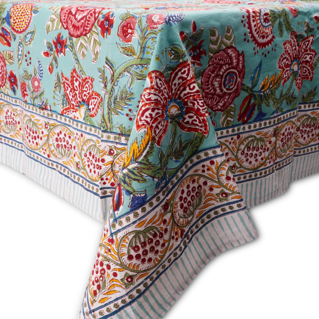India Ink Fiesta Floral Tablecloth, 160cm x 270cm