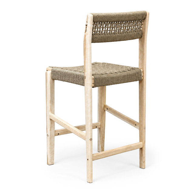 Homewood Cottonwood Paindane Slim Barstool Jute