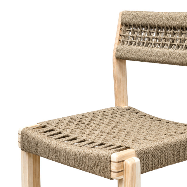 Homewood Cottonwood Paindane Slim Barstool Jute
