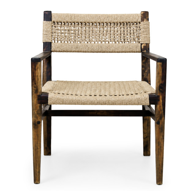 Homewood Cottonwood Paindane Gen Arm Chair Jute