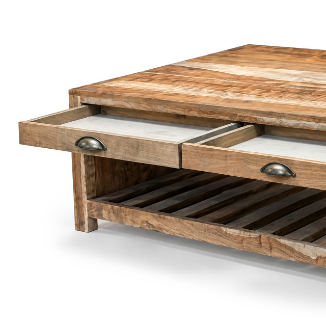 Homewood Cottonwood Country 4 Draw Coffee Table
