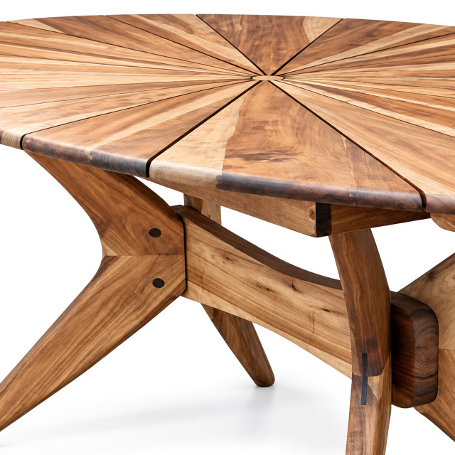 Homewood Cottonwood Imbiza Oval Sun Burst 6 seater Table