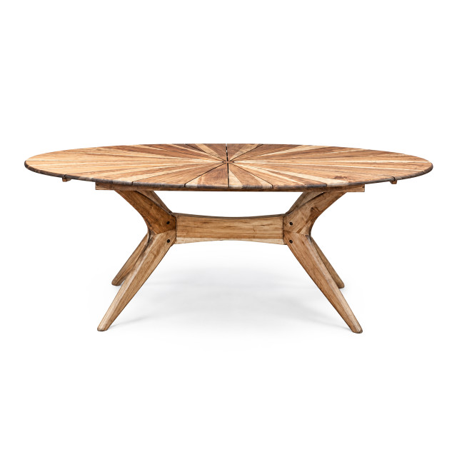 Homewood Cottonwood Imbiza Oval Sun Burst 6 seater Table