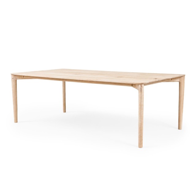 Homewood Cottonwood Duzu Natural Straight Leg 8 seater Dinning Table
