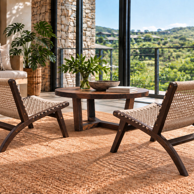 Homewood Cottonwood Sibanya Round Coffee Table