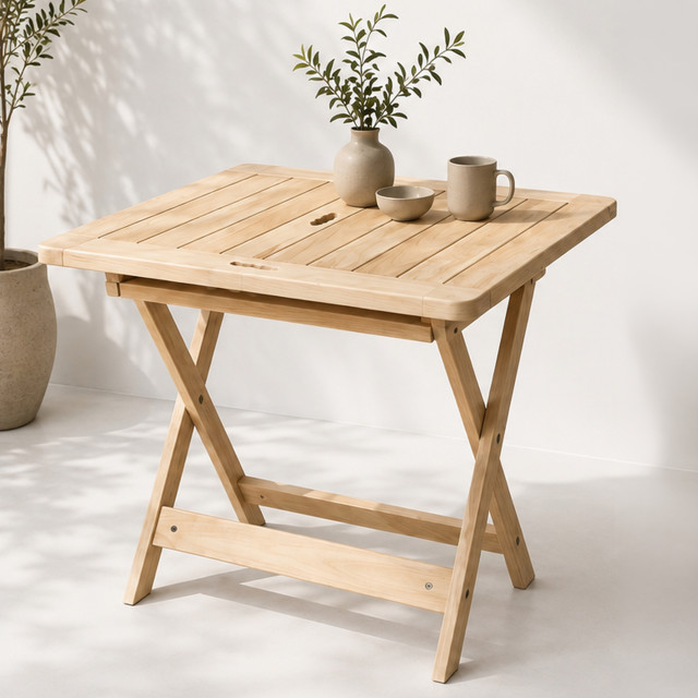 Homewood Cottonwood Phinda Folding Square Table