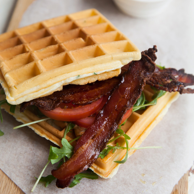Lifestyle image of Krups Electric Waffle Maker