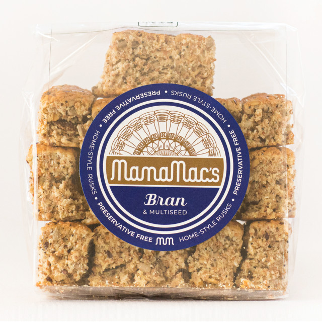 Pack Shot image of Mamamac's Bran and Multi-Seed Rusks, 400g