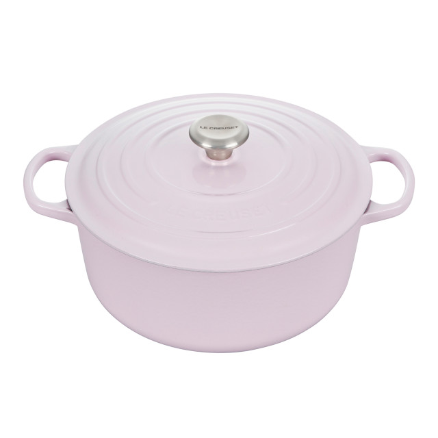 Le Creuset Signature 3.3 Litre Round Cast Iron Casserole, 22cm - Shallot
