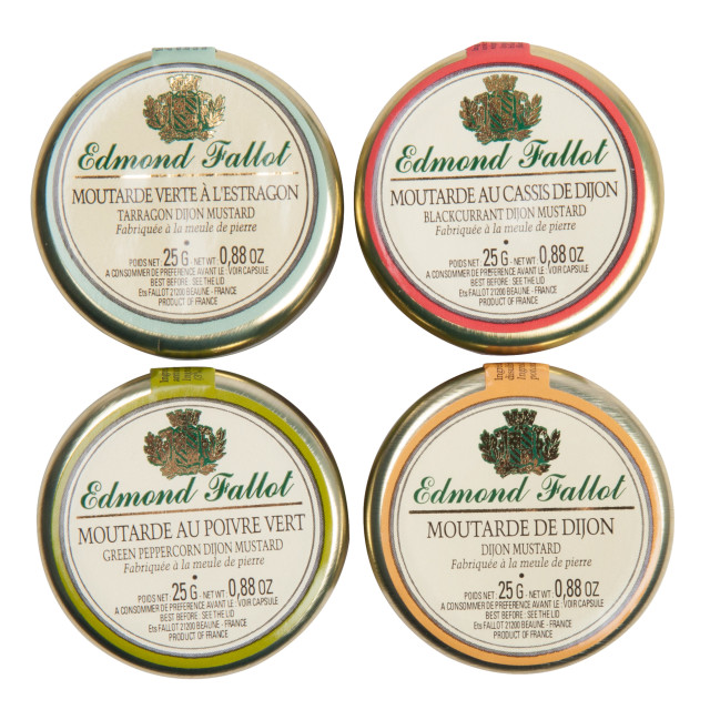 Edmond Fallot Assorted Mini Mustards, Set of 4