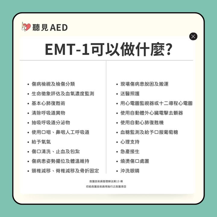 誰說只有醫療人員從業人員或相關科系才需要考EMT-1？｜聽見AED圖4