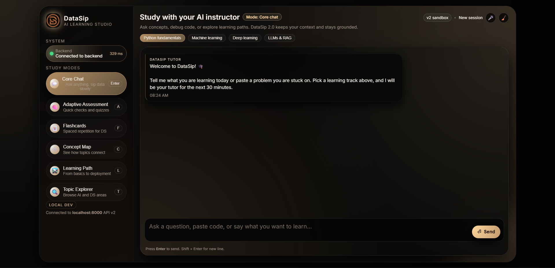DataSip Micro Learning Platform