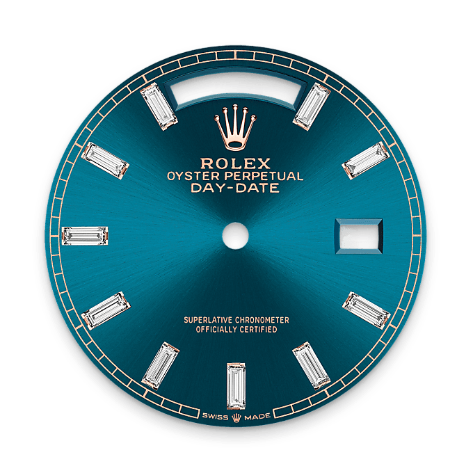 Blue-green dial