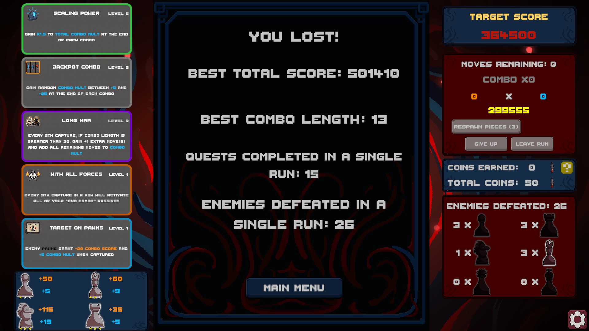 Shatterd Chess defeat
